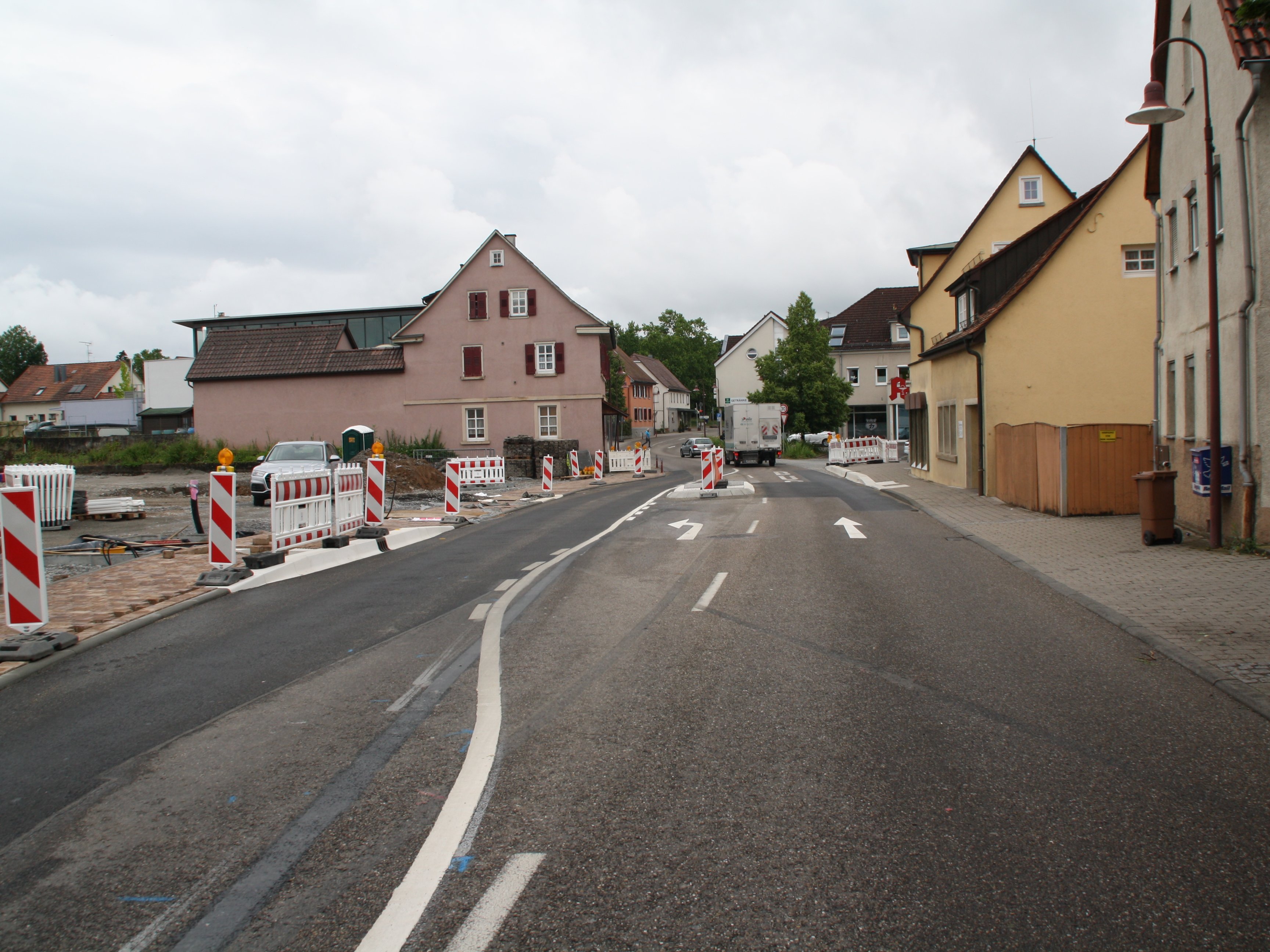 Linksabbiegespur (Foto: Gemeinde Offenau)
